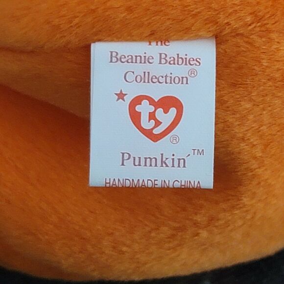 Halloween Plush Ghost SHEETS Pumpkin PUMKIN Ty Beanie Babies Stuffed Animals - Picture 8 of 12